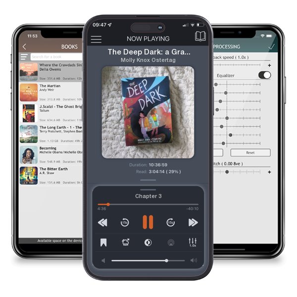 Download fo free audiobook The Deep Dark: a Graphic Novel by Molly Knox Ostertag and listen anywhere on your iOS devices in the ListenBook app.