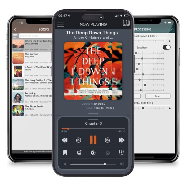 Download fo free audiobook The Deep Down Things: Practices for Growing Hope in Times of... by Amber C. Haines and Seth Haines and listen anywhere on your iOS devices in the ListenBook app.
