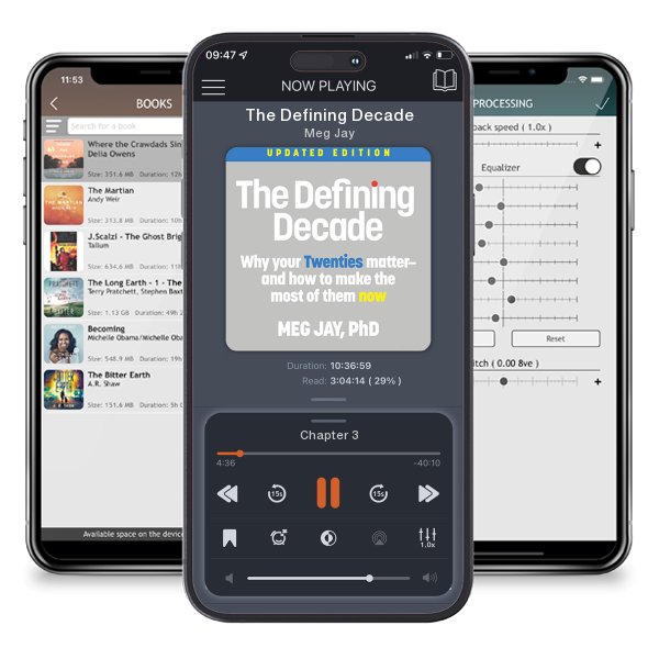 Download fo free audiobook The Defining Decade by Meg Jay and listen anywhere on your iOS devices in the ListenBook app.