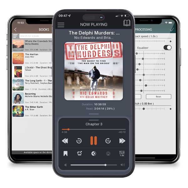 Download fo free audiobook The Delphi Murders: The Quest To Find 'The Man On The Bridge' by Nic Edwards and Brian Whitney and listen anywhere on your iOS devices in the ListenBook app.
