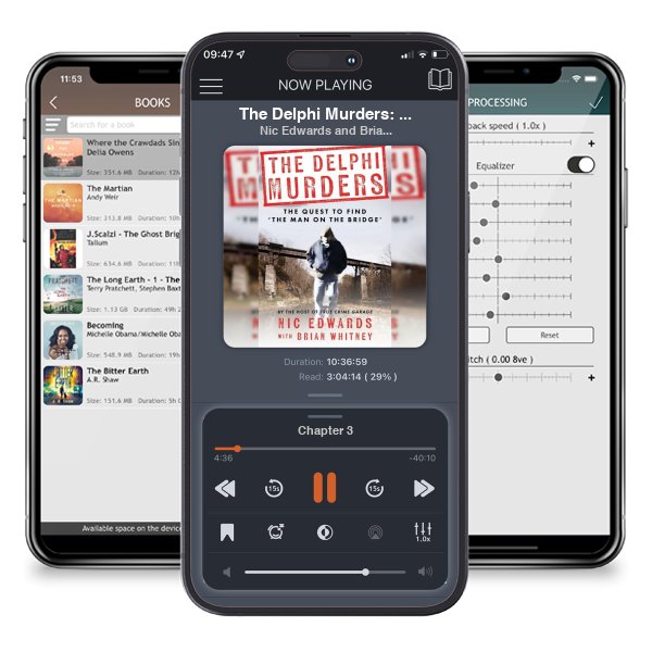 Download fo free audiobook The Delphi Murders: The Quest To Find 'The Man On The Bridge' by Nic Edwards and Brian Whitney and listen anywhere on your iOS devices in the ListenBook app.