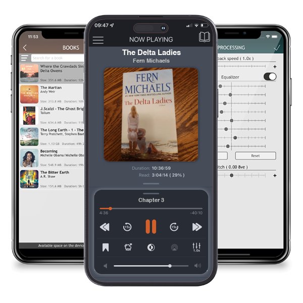 Download fo free audiobook The Delta Ladies by Fern Michaels and listen anywhere on your iOS devices in the ListenBook app.