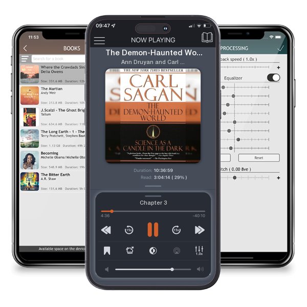 Download fo free audiobook The Demon-Haunted World: Science as a Candle in the Dark by Ann Druyan and Carl Sagan and listen anywhere on your iOS devices in the ListenBook app.