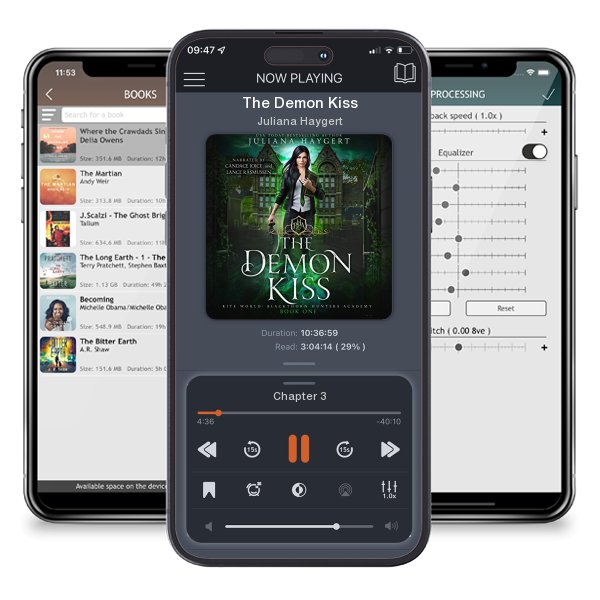 Download fo free audiobook The Demon Kiss by Juliana Haygert and listen anywhere on your iOS devices in the ListenBook app.