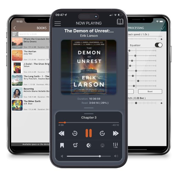 Download fo free audiobook The Demon of Unrest: A Saga of Hubris, Heartbreak, and Heroism at the Dawn of the Civil War by Erik Larson and listen anywhere on your iOS devices in the ListenBook app.