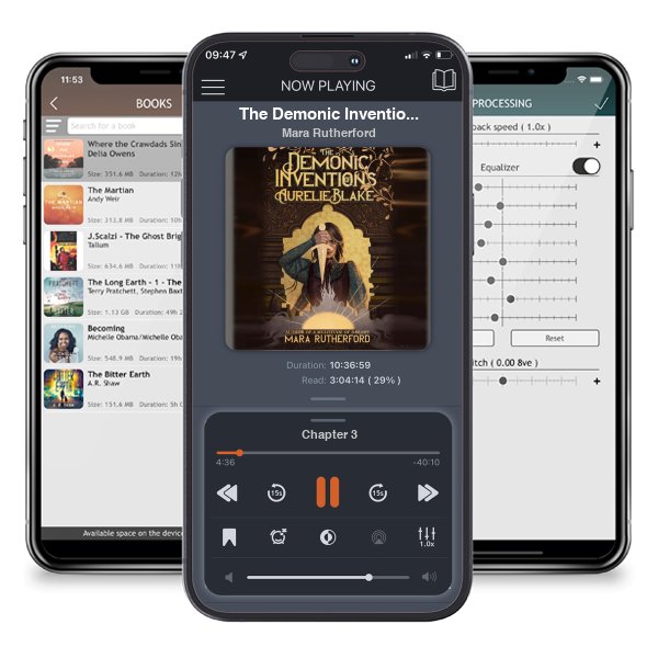 Download fo free audiobook The Demonic Inventions of Aurelie Blake by Mara Rutherford and listen anywhere on your iOS devices in the ListenBook app.