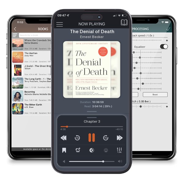 Download fo free audiobook The Denial of Death by Ernest Becker and listen anywhere on your iOS devices in the ListenBook app.