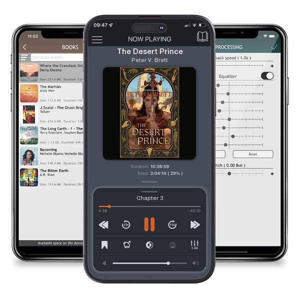 Download fo free audiobook The Desert Prince by Peter V. Brett and listen anywhere on your iOS devices in the ListenBook app.