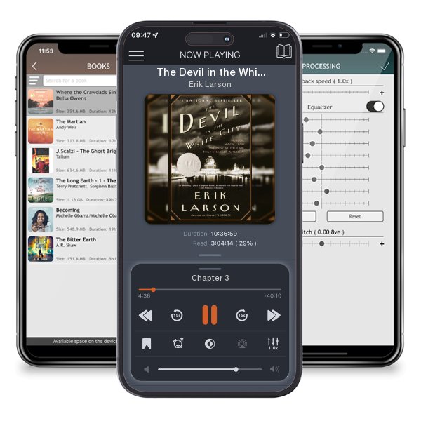 Download fo free audiobook The Devil in the White City: Murder, Magic, and Madness at... by Erik Larson and listen anywhere on your iOS devices in the ListenBook app.
