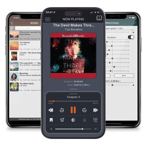 Download fo free audiobook The Devil Makes Three by Tori Bovalino and listen anywhere on your iOS devices in the ListenBook app.
