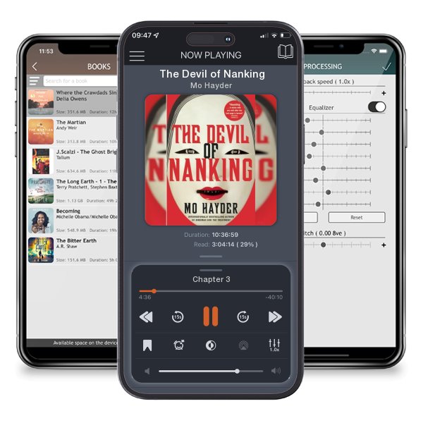 Download fo free audiobook The Devil of Nanking by Mo Hayder and listen anywhere on your iOS devices in the ListenBook app.