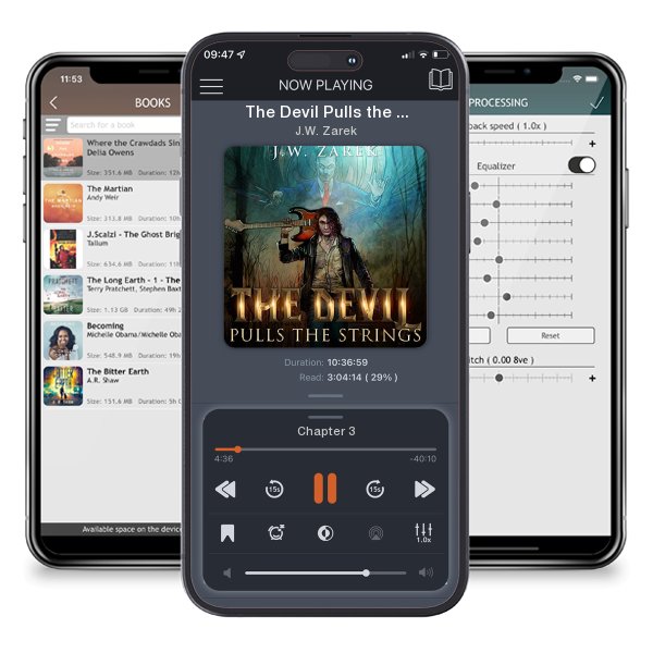 Download fo free audiobook The Devil Pulls the Strings by J.W. Zarek and listen anywhere on your iOS devices in the ListenBook app.