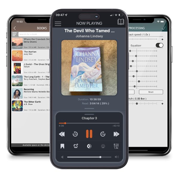 Download fo free audiobook The Devil Who Tamed Her by Johanna Lindsey and listen anywhere on your iOS devices in the ListenBook app.