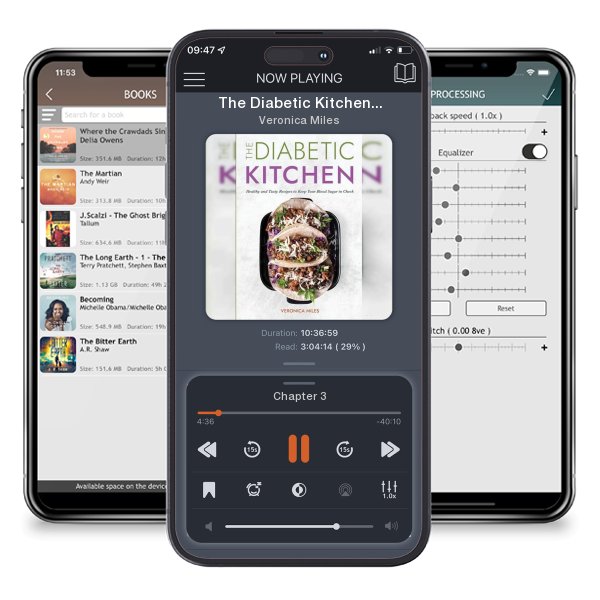 Download fo free audiobook The Diabetic Kitchen: Healthy and Tasty Recipes to Keep Your... by Veronica Miles and listen anywhere on your iOS devices in the ListenBook app.