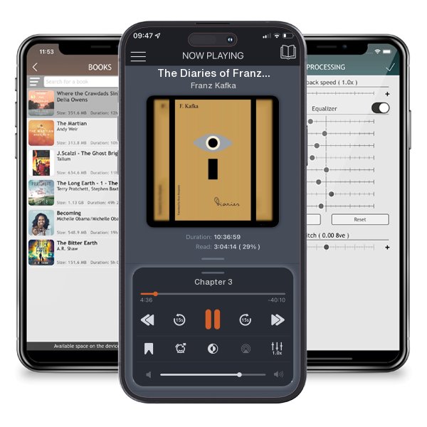 Download fo free audiobook The Diaries of Franz Kafka by Franz Kafka and listen anywhere on your iOS devices in the ListenBook app.