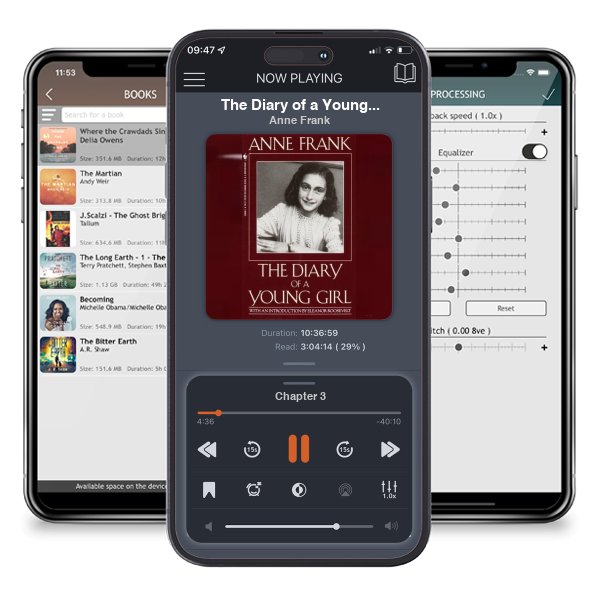 Download fo free audiobook The Diary of a Young Girl by Anne Frank and listen anywhere on your iOS devices in the ListenBook app.