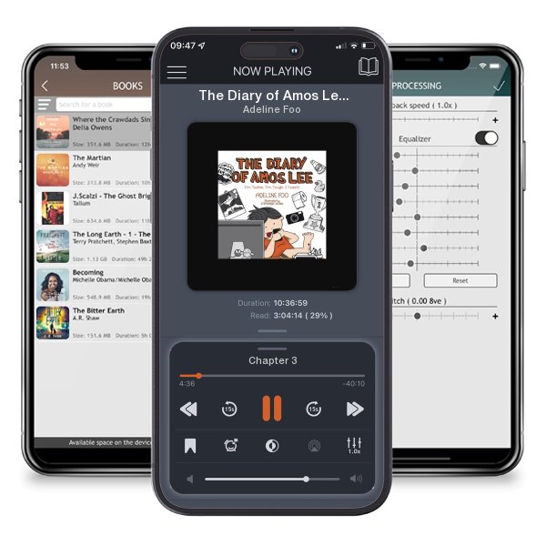 Download fo free audiobook The Diary of Amos Lee: I Sit, I Write, I Flush! by Adeline Foo and listen anywhere on your iOS devices in the ListenBook app.