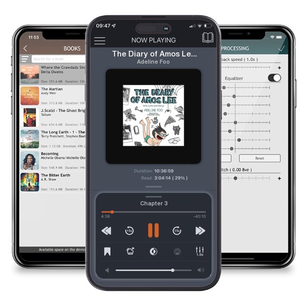 Download fo free audiobook The Diary of Amos Lee: Lights, Camera, Superstar! by Adeline Foo and listen anywhere on your iOS devices in the ListenBook app.