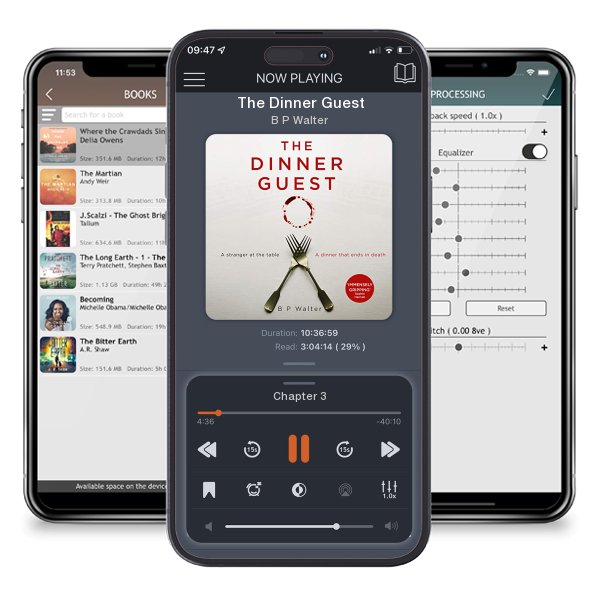 Download fo free audiobook The Dinner Guest by B P Walter and listen anywhere on your iOS devices in the ListenBook app.