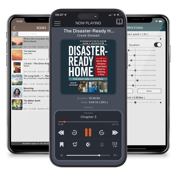 Download fo free audiobook The Disaster-Ready Home by Creek Stewart and listen anywhere on your iOS devices in the ListenBook app.