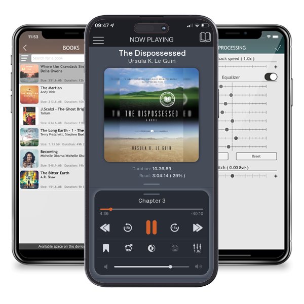 Download fo free audiobook The Dispossessed by Ursula K. Le Guin and listen anywhere on your iOS devices in the ListenBook app.