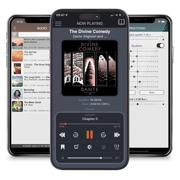 Download fo free audiobook The Divine Comedy by Dante Alighieri and Eric Drooker and listen anywhere on your iOS devices in the ListenBook app.