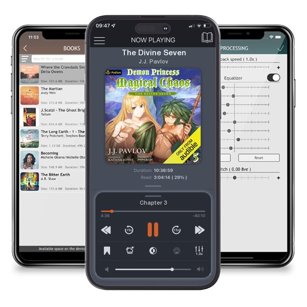 Download fo free audiobook The Divine Seven by J.J. Pavlov and listen anywhere on your iOS devices in the ListenBook app.