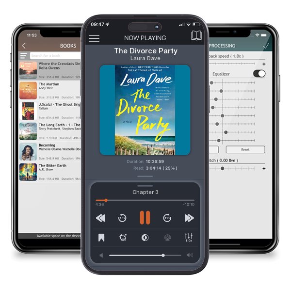 Download fo free audiobook The Divorce Party by Laura Dave and listen anywhere on your iOS devices in the ListenBook app.