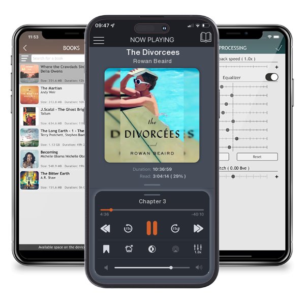 Download fo free audiobook The Divorcees by Rowan Beaird and listen anywhere on your iOS devices in the ListenBook app.