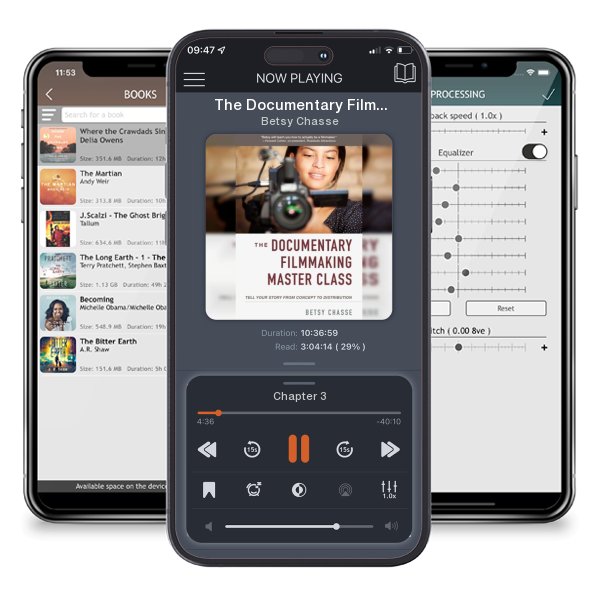 Download fo free audiobook The Documentary Filmmaking Master Class: Tell Your Story from Concept to Distribution by Betsy Chasse and listen anywhere on your iOS devices in the ListenBook app.