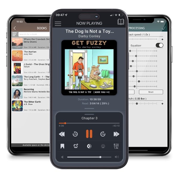 Download fo free audiobook The Dog Is Not a Toy (Get Fuzzy Collection) by Darby Conley and listen anywhere on your iOS devices in the ListenBook app.