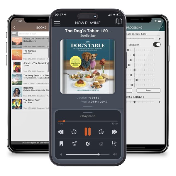 Download fo free audiobook The Dog\'s Table: 120+ Easy Real-Food Recipes for Happier, Healthier Pups-from Eggs Benedog to Seafood Pawella by Joelle Jay and listen anywhere on your iOS devices in the ListenBook app.