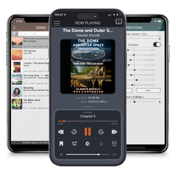 Download fo free audiobook The Dome and Outer Space Projection: Year 1728 - The Last Reset (TERRA-INFINITA) by Claudio Nocelli and listen anywhere on your iOS devices in the ListenBook app.