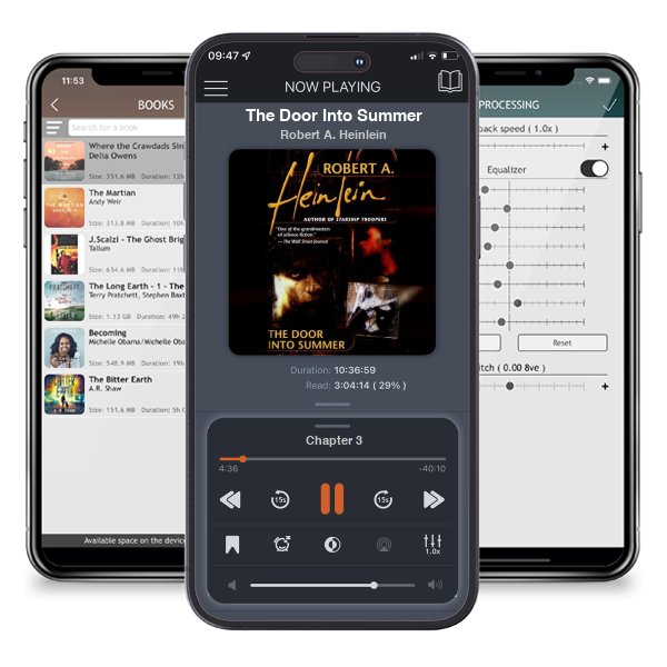 Download fo free audiobook The Door Into Summer by Robert A. Heinlein and listen anywhere on your iOS devices in the ListenBook app.