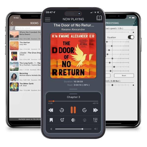 Download fo free audiobook The Door of No Return by Kwame Alexander and listen anywhere on your iOS devices in the ListenBook app.