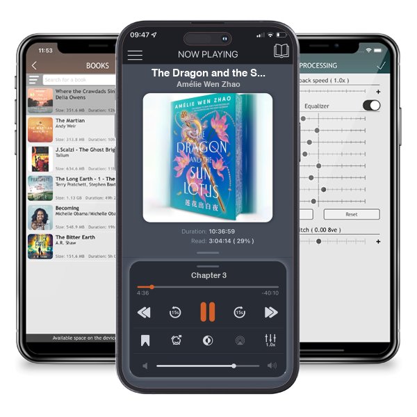 Download fo free audiobook The Dragon and the Sun Lotus (The Three Realms, #2) by Amélie Wen Zhao and listen anywhere on your iOS devices in the ListenBook app.