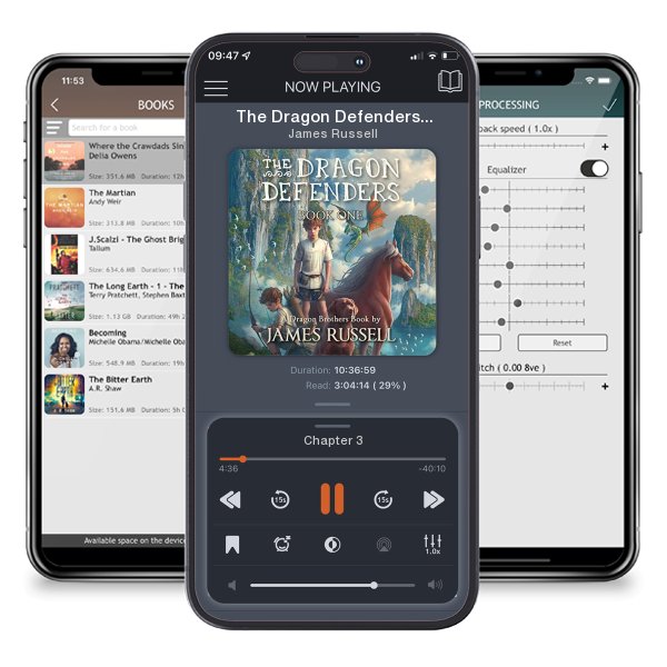 Download fo free audiobook The Dragon Defenders, Book One by James Russell and listen anywhere on your iOS devices in the ListenBook app.