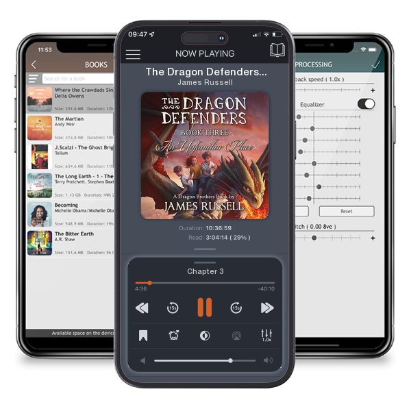 Download fo free audiobook The Dragon Defenders - Book Three by James Russell and listen anywhere on your iOS devices in the ListenBook app.