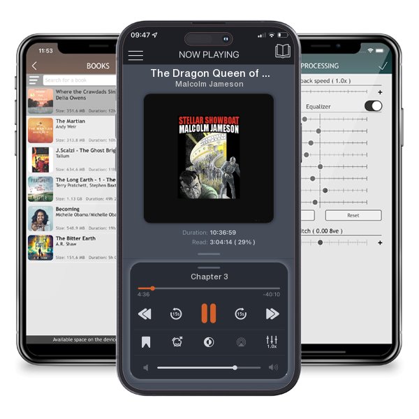 Download fo free audiobook The Dragon Queen of Jupiter by Malcolm Jameson and listen anywhere on your iOS devices in the ListenBook app.