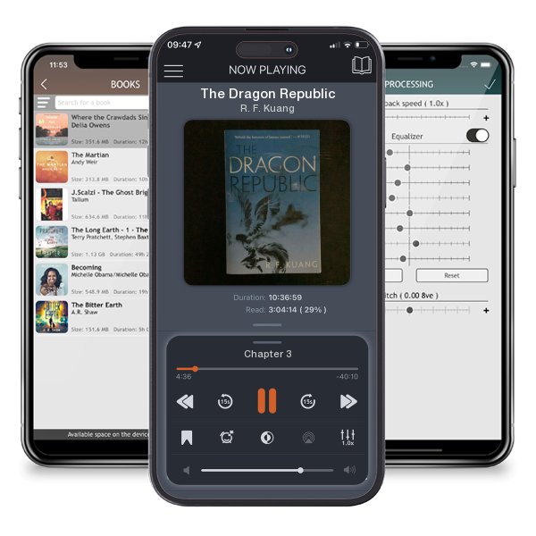 Download fo free audiobook The Dragon Republic by R. F. Kuang and listen anywhere on your iOS devices in the ListenBook app.