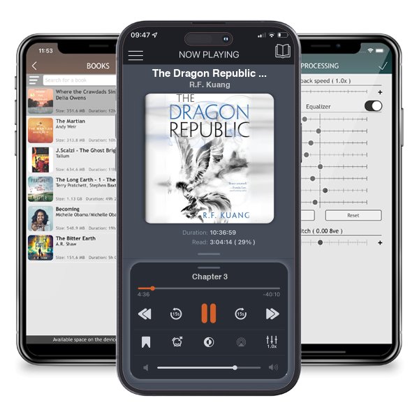 Download fo free audiobook The Dragon Republic (The Poppy War, #2) by R.F. Kuang and listen anywhere on your iOS devices in the ListenBook app.
