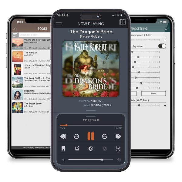 Download fo free audiobook The Dragon's Bride by Katee Robert and listen anywhere on your iOS devices in the ListenBook app.