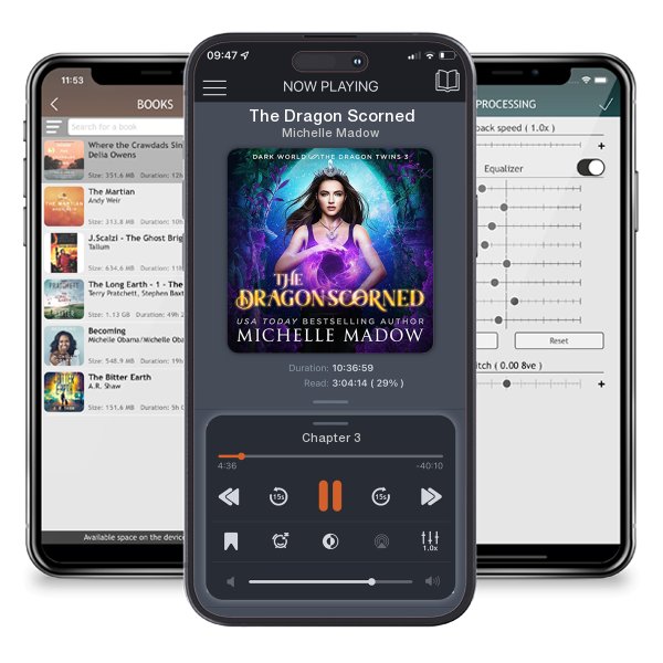 Download fo free audiobook The Dragon Scorned by Michelle Madow and listen anywhere on your iOS devices in the ListenBook app.