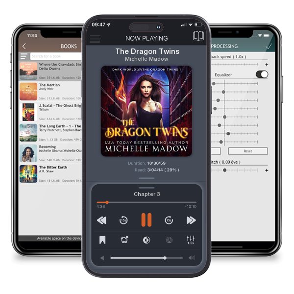 Download fo free audiobook The Dragon Twins by Michelle Madow and listen anywhere on your iOS devices in the ListenBook app.