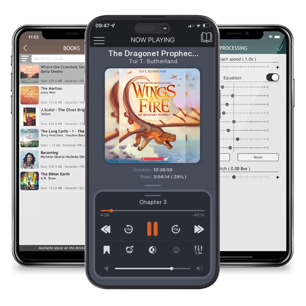 Download fo free audiobook The Dragonet Prophecy (Wings of Fire #1) by Tui T. Sutherland and listen anywhere on your iOS devices in the ListenBook app.