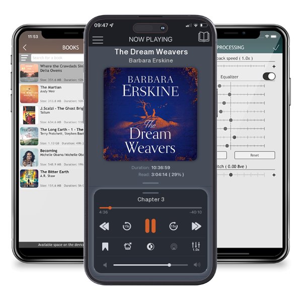 Download fo free audiobook The Dream Weavers by Barbara Erskine and listen anywhere on your iOS devices in the ListenBook app.