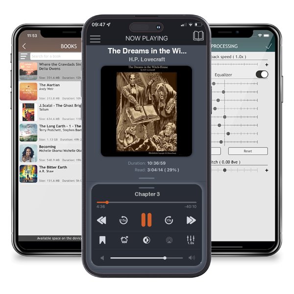 Download fo free audiobook The Dreams in the Witch House by H.P. Lovecraft and listen anywhere on your iOS devices in the ListenBook app.