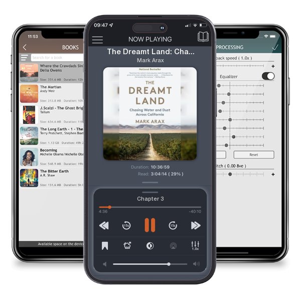 Download fo free audiobook The Dreamt Land: Chasing Water and Dust Across California by Mark Arax and listen anywhere on your iOS devices in the ListenBook app.