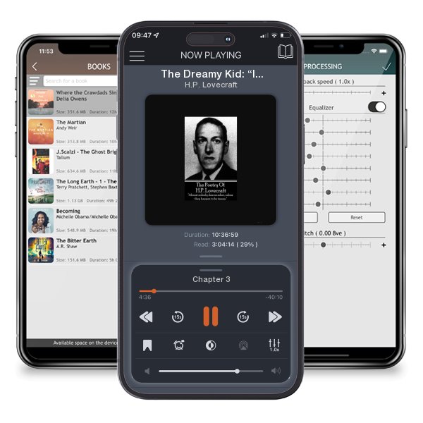Download fo free audiobook The Dreamy Kid: “I am so far from being a pessimist...on the contrary, in spite of my scars, I am tickled to death at life.” by H.P. Lovecraft and listen anywhere on your iOS devices in the ListenBook app.