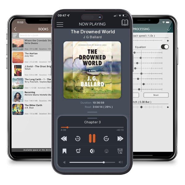 Download fo free audiobook The Drowned World by J G Ballard and listen anywhere on your iOS devices in the ListenBook app.